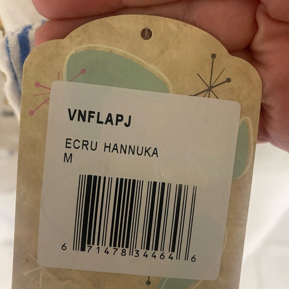 NWT PJ Salvage Flannel PJs in Hanukkah Print *Price Firm* - Picture 3 of 5